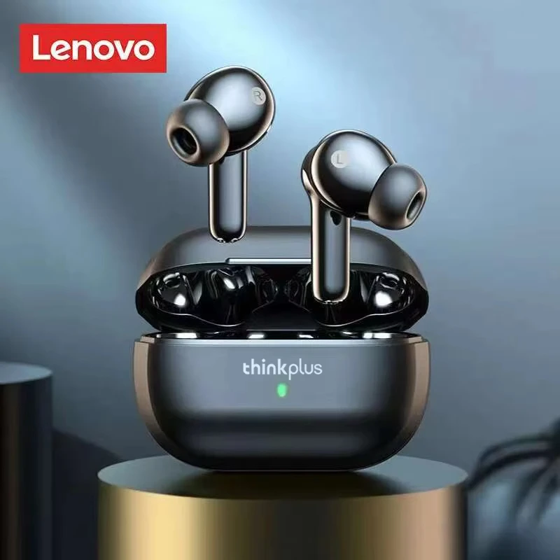 Фото Беспроводные Bluetooth-наушники Lenovo LP1S TWS Pro 6 для спорта и музыки с шумоподавлением, HD-звонками и игровой гарнитурой для мужчин и женщин №2