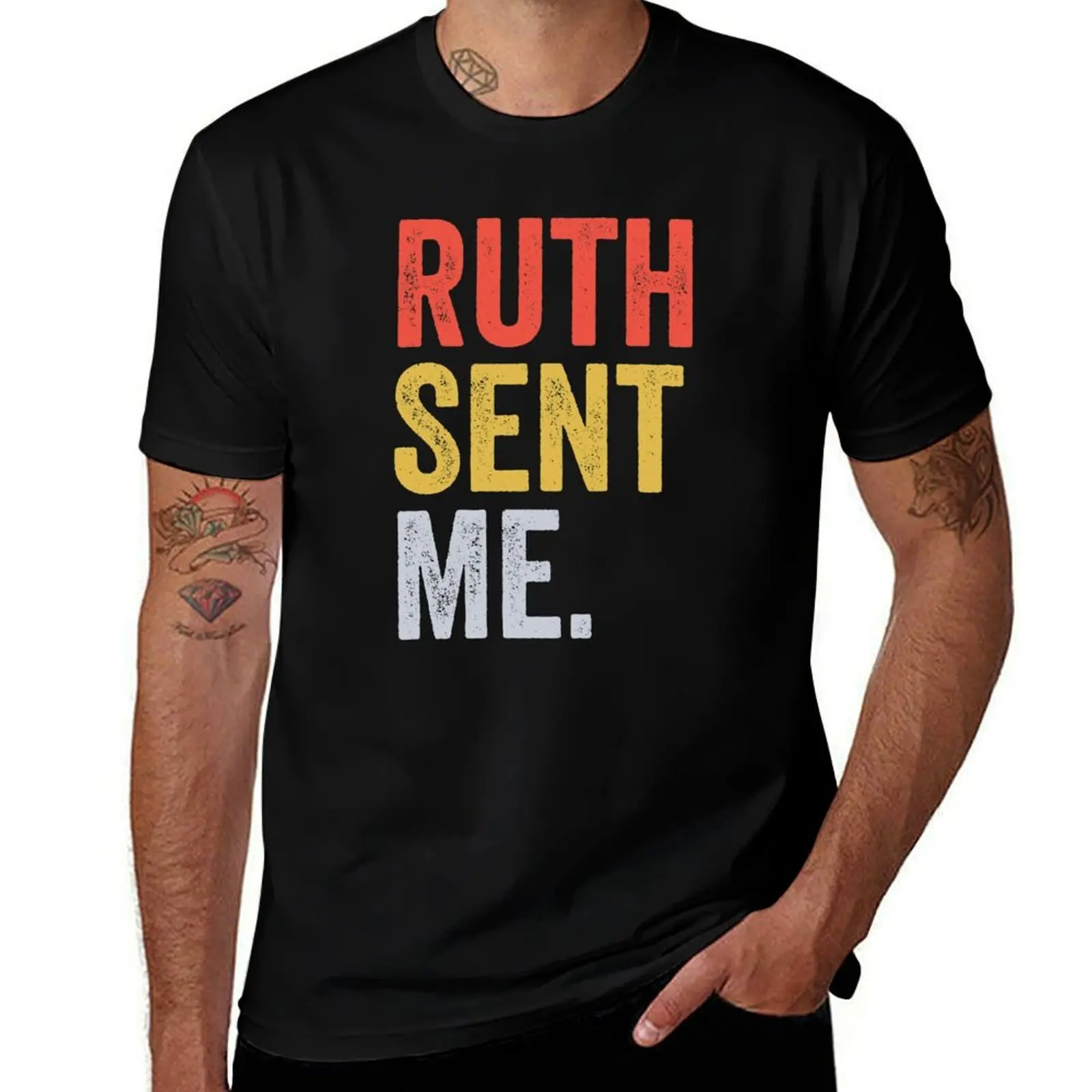Фото Футболка Ruth Sent Me RBG Notorious с короткими рукавами для повседневной носки №1