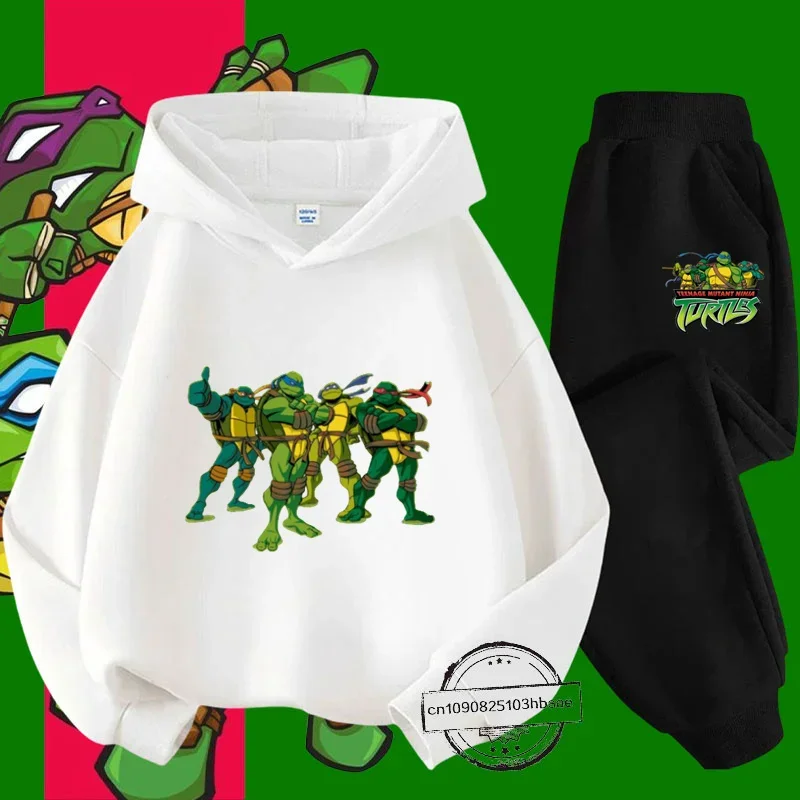 TMNT Детский Осенне-зимний Комплект С Толстовкой Длинными Рукавами Для Мальчиков И