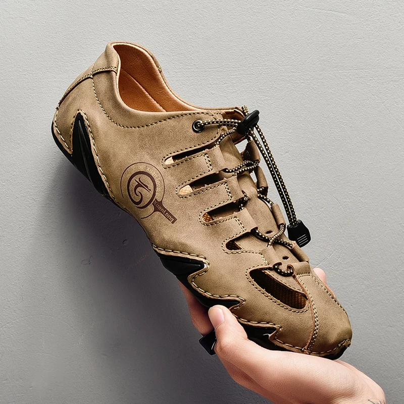 

Туфли мужские кожаные без шнуровки, сандалии, роскошные брендовые кроссовки, Мокасины, лоферы для вождения, повседневная обувь, лето