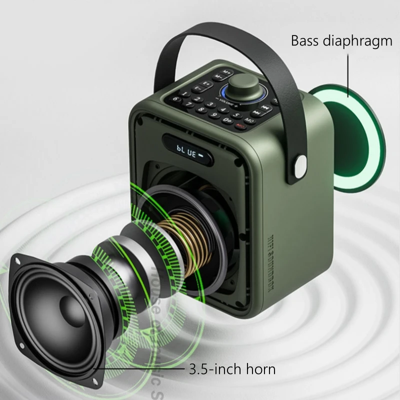 Новые маленькие портативные Bluetooth-колонки для домашнего пения KTV уличный