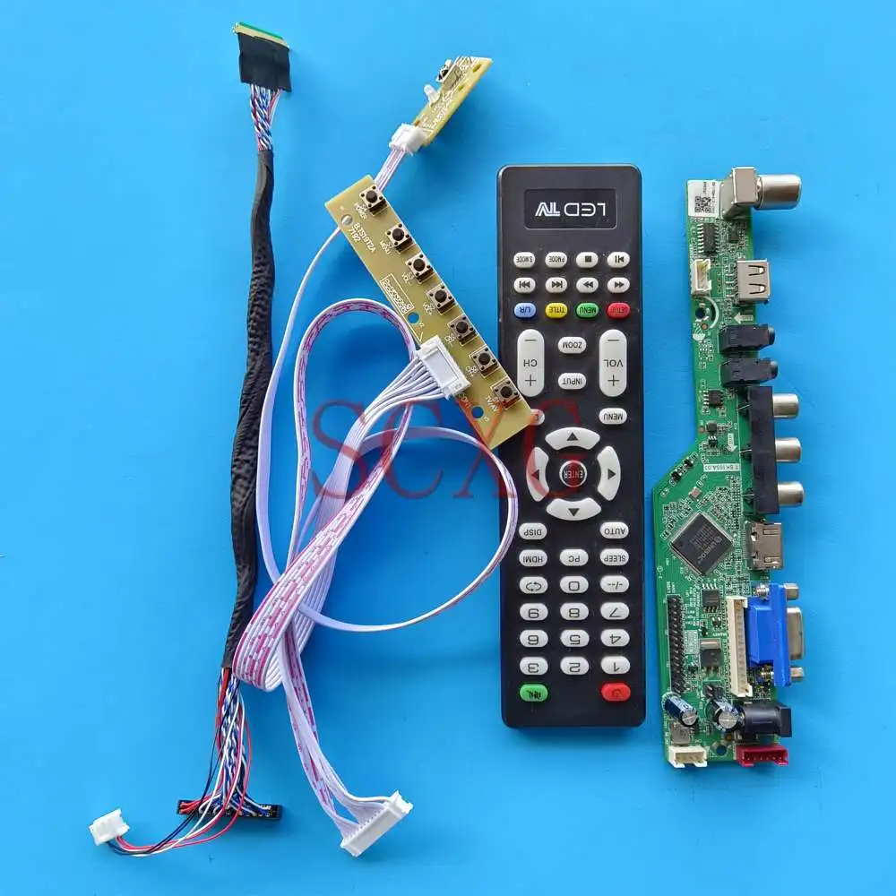 

Fit LP156WF1-TLB2 15,6 "40 Pin LVDS 1920 1080 ЖК-экран TV аналоговый сигнал HDMI-совместимый VGA AV USB контроллер плата драйвера
