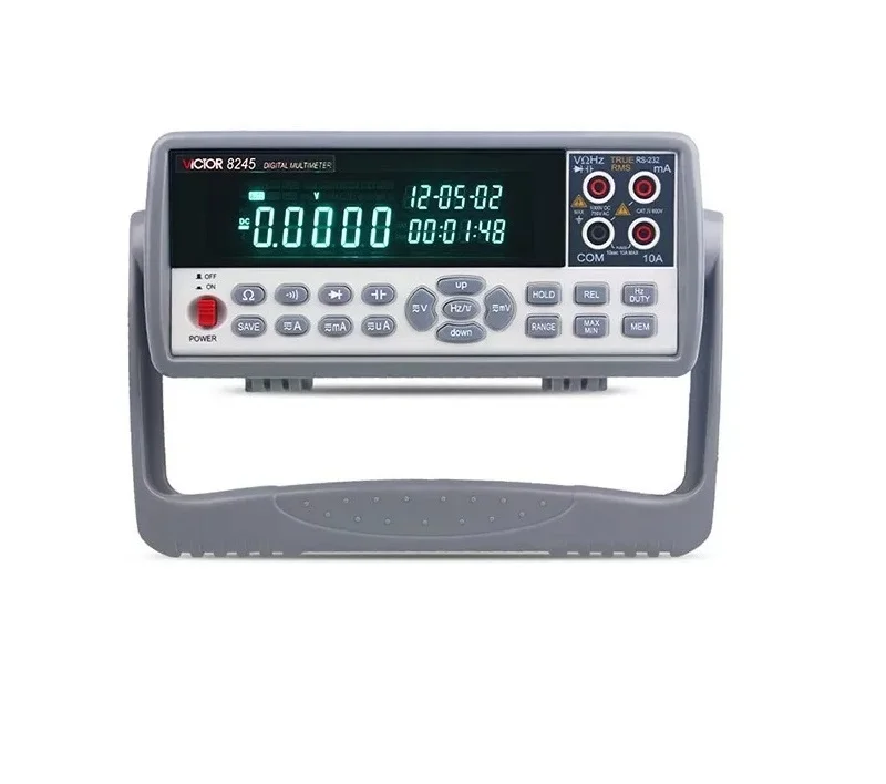 

VICTOR 8265 Manual Automatic 6 Digit LCD Display True RMS USB Thermocouple Test DMM Benchtop Digital Multimeter