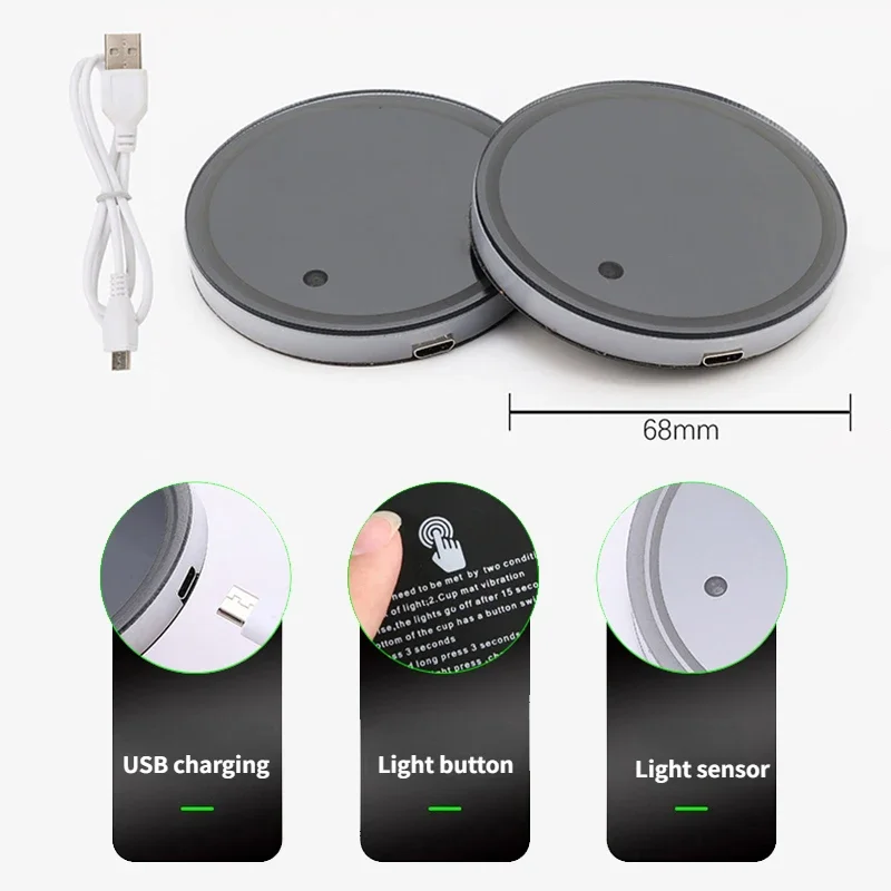 Автомобильная подставка противоскользящий светодиодный светильник держатель