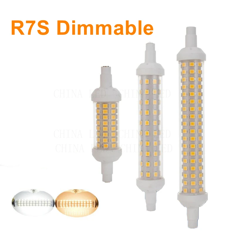 

R7S LED 78mm 118mm 135mm Light Bulb 10w 15w 20w SMD2835 Lampada LED Lamp AC220V corn light Energy Saving Replace Halogen Light