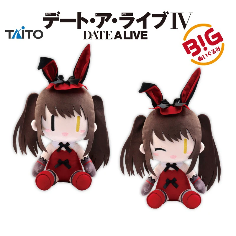 

In Stock Original TAITO Date A Live Tokisaki Kurumi Plush Toys Fufu Dolls Rabbit 30Cm Anime Figurine Plush Toys for Kids Gift
