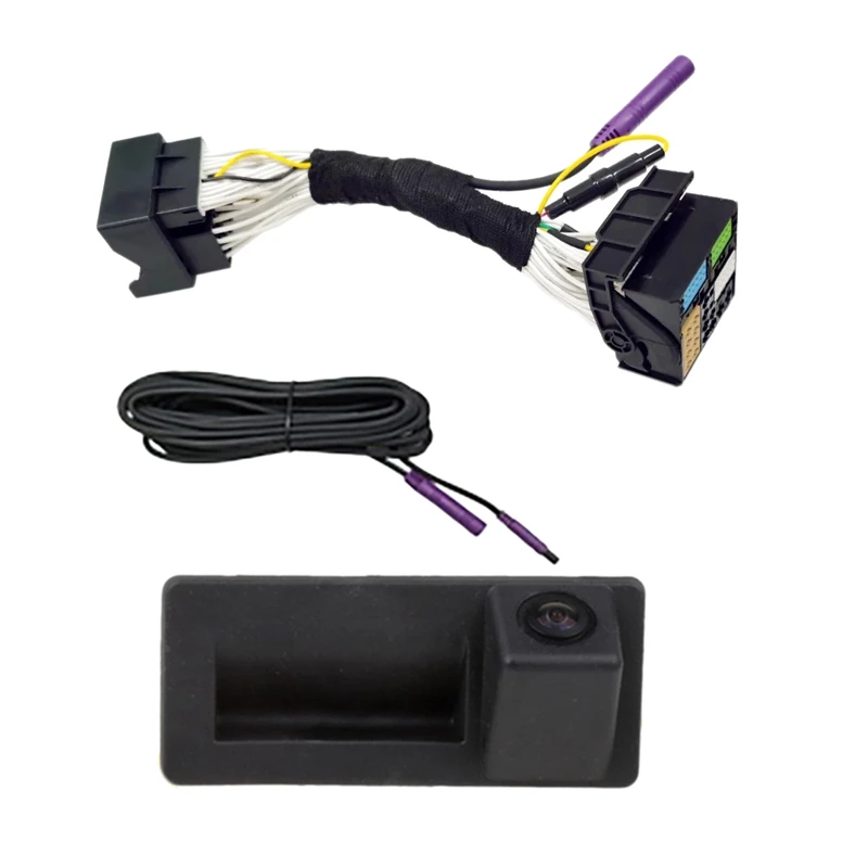 

Car Canbus Reversing Dynamic Track Parking Camera With MQB Wire For Skoda Octavia Tiguan 187B 280 - A5 Q5 Q2