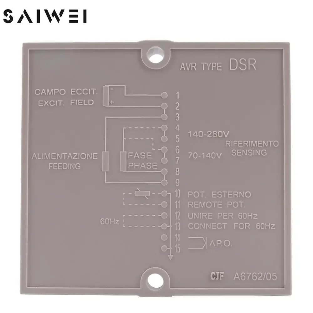 Дизельный генератор SAIWEI DSR AVR автоматический регулятор напряжения для Mecc Alte Genset