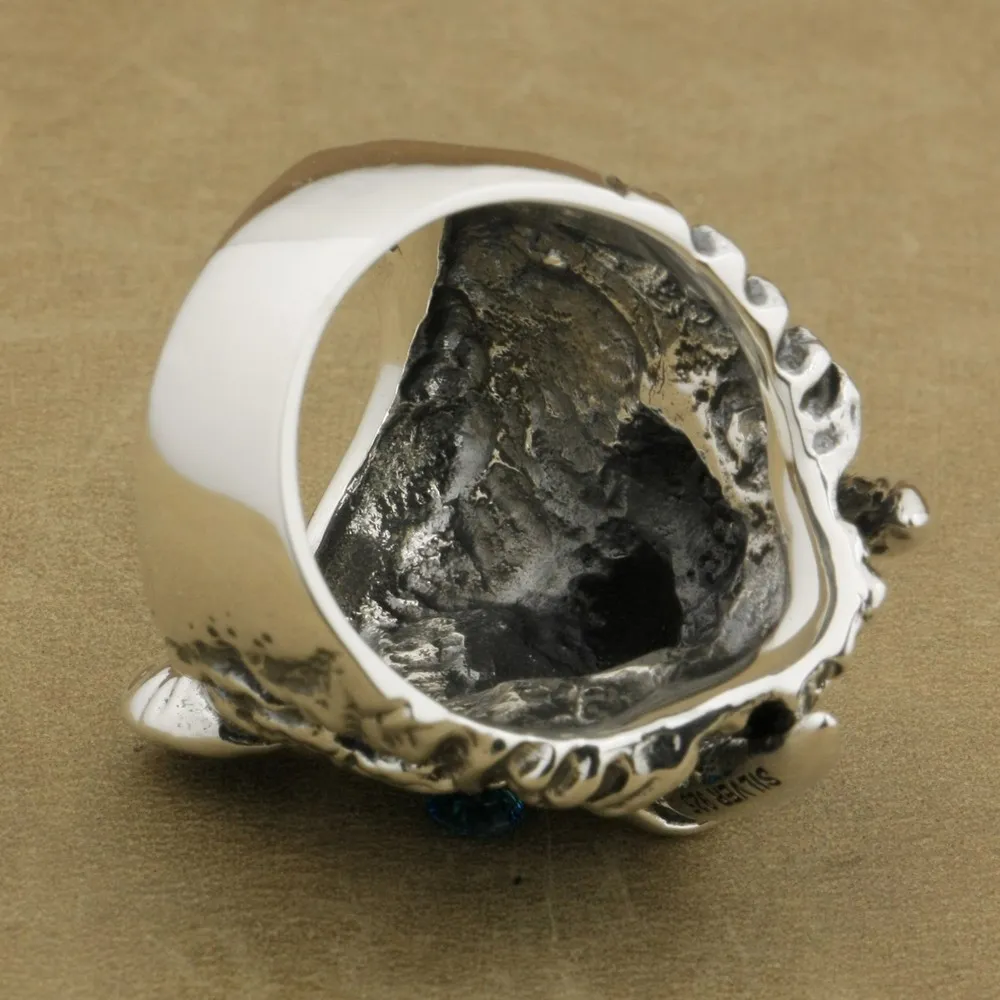 Огромная фотография серебристо-зеленая искусственная копия стиль панк размер