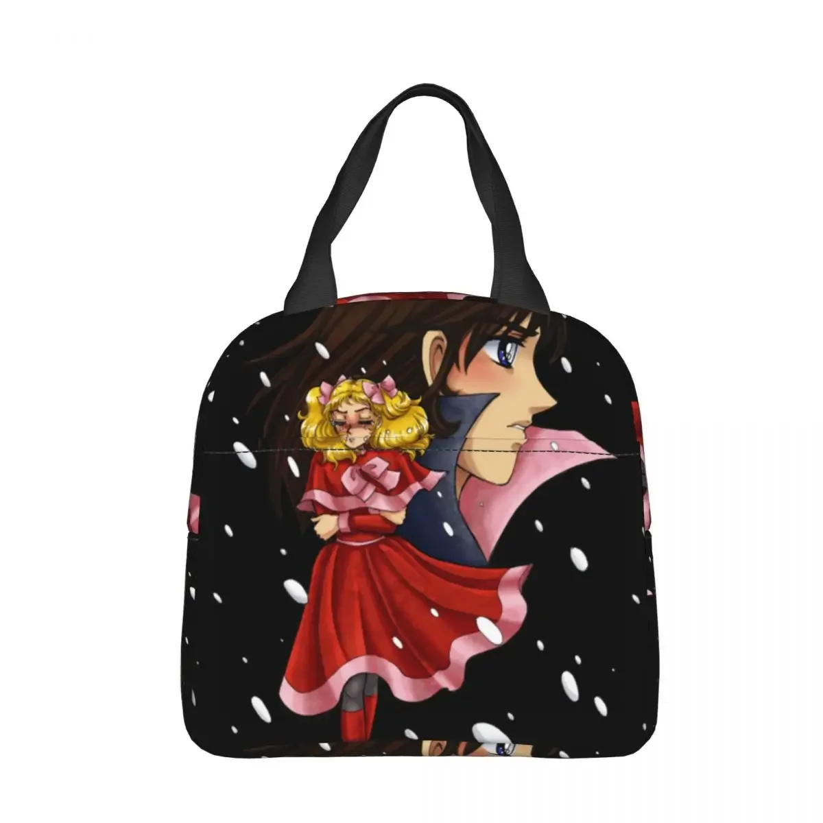 

Candy Candy Terry Snow Insulated Lunch Bag Thermal Bag Lunch Container Kawaii Manga Capacity Tote Lunch Box Food Bag College