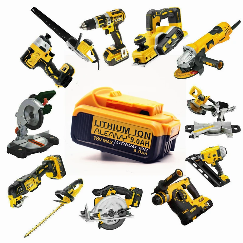 

Замена аккумулятора XR, 20 в, 9,0 А · ч, для DeWalt DCB184, DCB181, DCB182, DCB200, DCB205, 18 в, 20 в