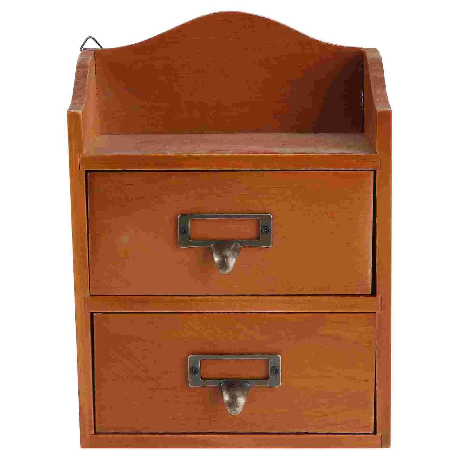 

Ящик для хранения настольного стола, деревянный органайзер для косметики, деревянный декоративный контейнер-органайзер, настенная деревенская полка настольного типа
