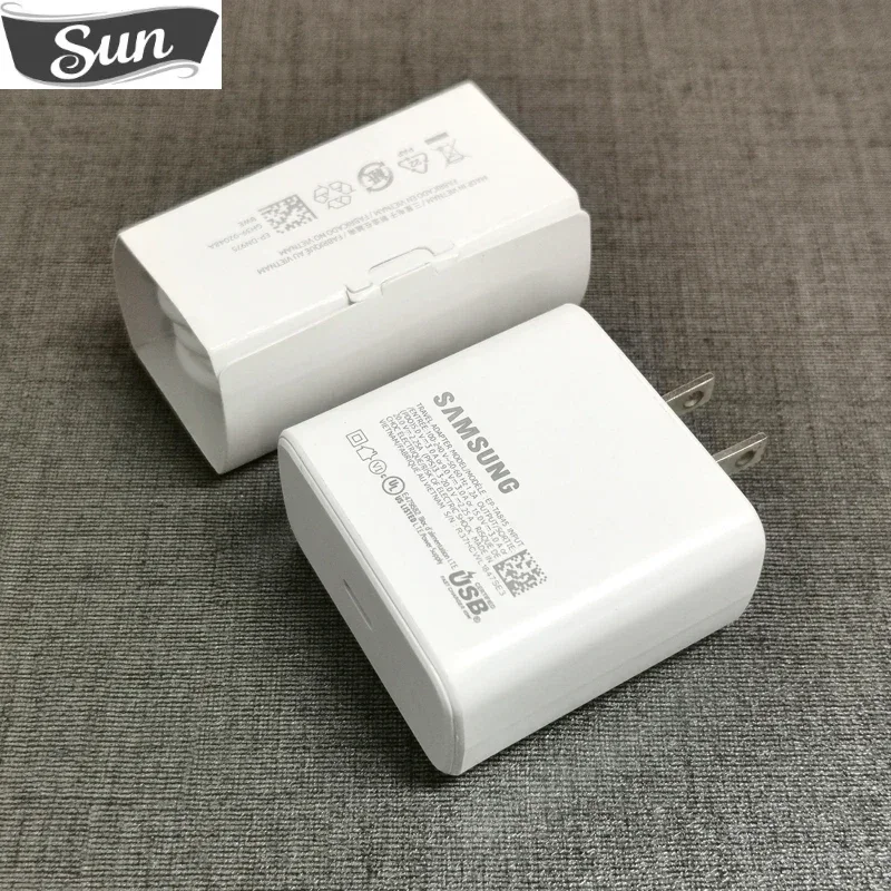 Зарядное устройство для Samsung 45 Вт адаптер питания супер быстрой зарядки Galaxy S20 S21