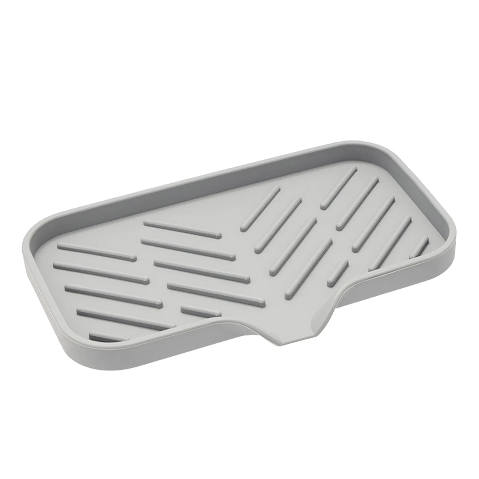 

Kitchen Soap Tray With Drain Spout Kitchen Sink Tray Silicone Soap Drain Holder Kitchen Counter Sink Caddy Organizer For Dish