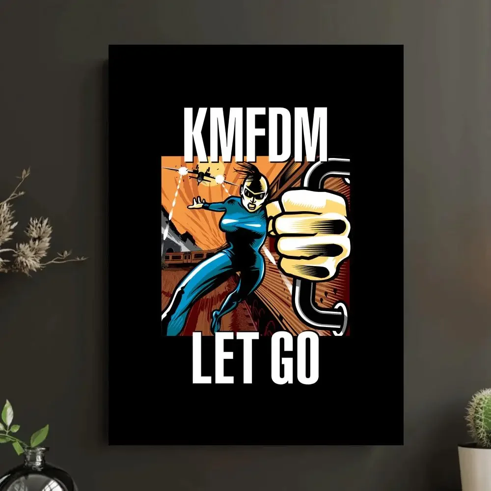 Забавный постер группы K-Kmfdm, настенный декор, наклейка для гостиной, спальни, офиса, прихожей, бара, домашнего декора, идея для подарка (art.: 3920dc4124665) - 3920dc4124665