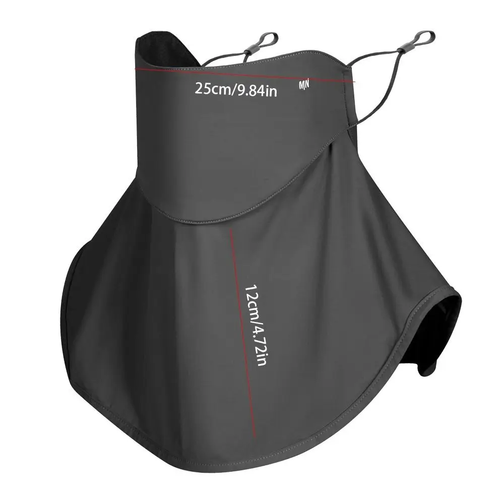 Сплошной цвет маска из ледяного шелка летние шарфы для лица солнцезащитный