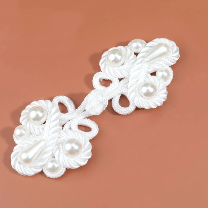 

1Pair Vintage Buckle Cheongsam Buttons Dress Coat Fastener Han Clothing Button Costume Accessories