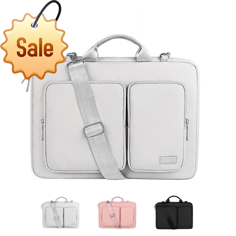 

Men And Women Handbag Shoulder Bag Laptop Bag Diagonal Cross Bag Student Solid Color Computer Bag Laptop Case