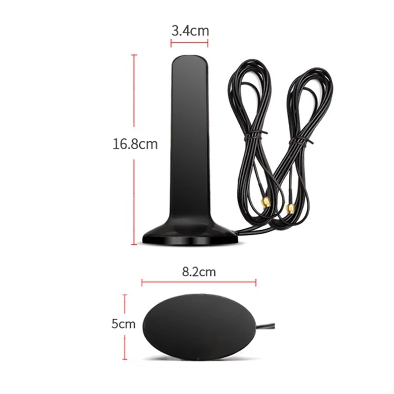 GSM 4G 5G Antenna Outdoor 600-6000MHz 12dBi High Gain Omni Magnetic Sucker Antenna SMA Male for Router Modem