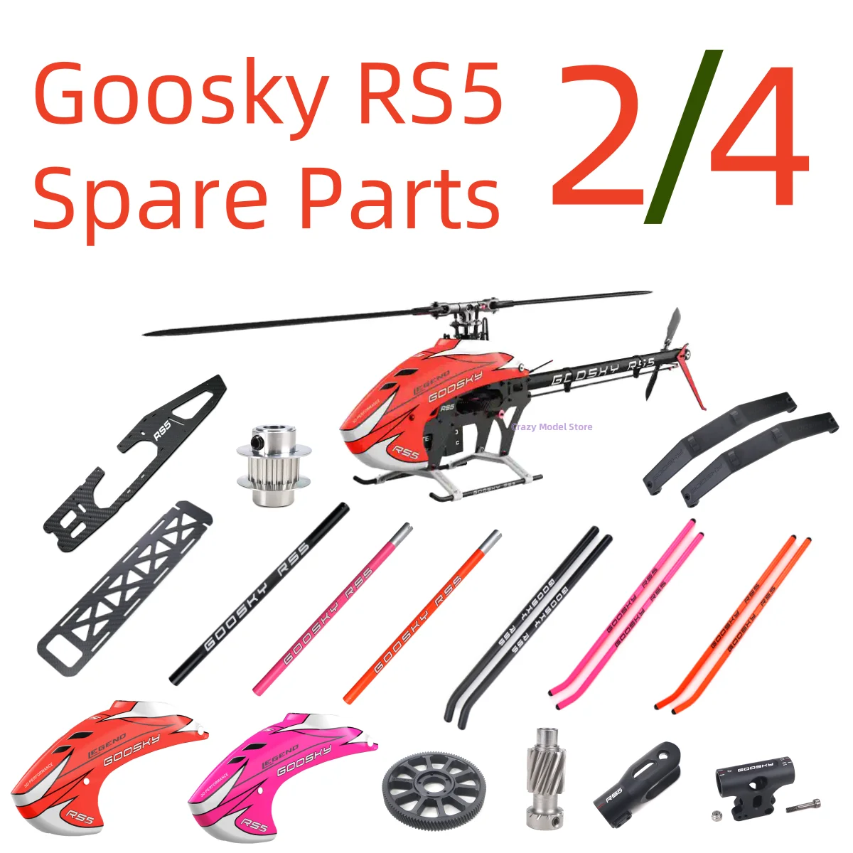 Оригинальные запасные части для вертолета GOOSKY Legend RS5 2-4