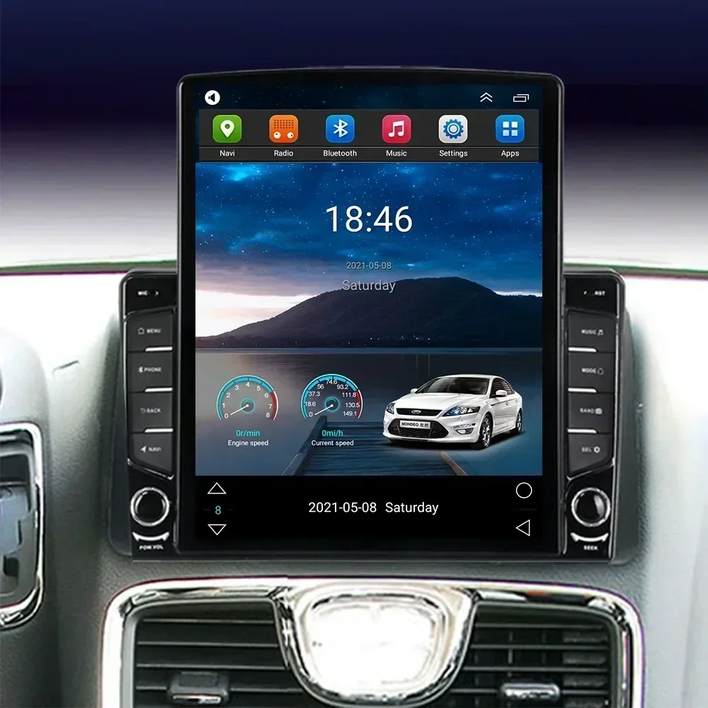 9 7 &quotAndroid для Chrysler Grand Voyager 5 2011 2012 2013 2014 2015 Тип Tesla Автомобильный радиоприемник