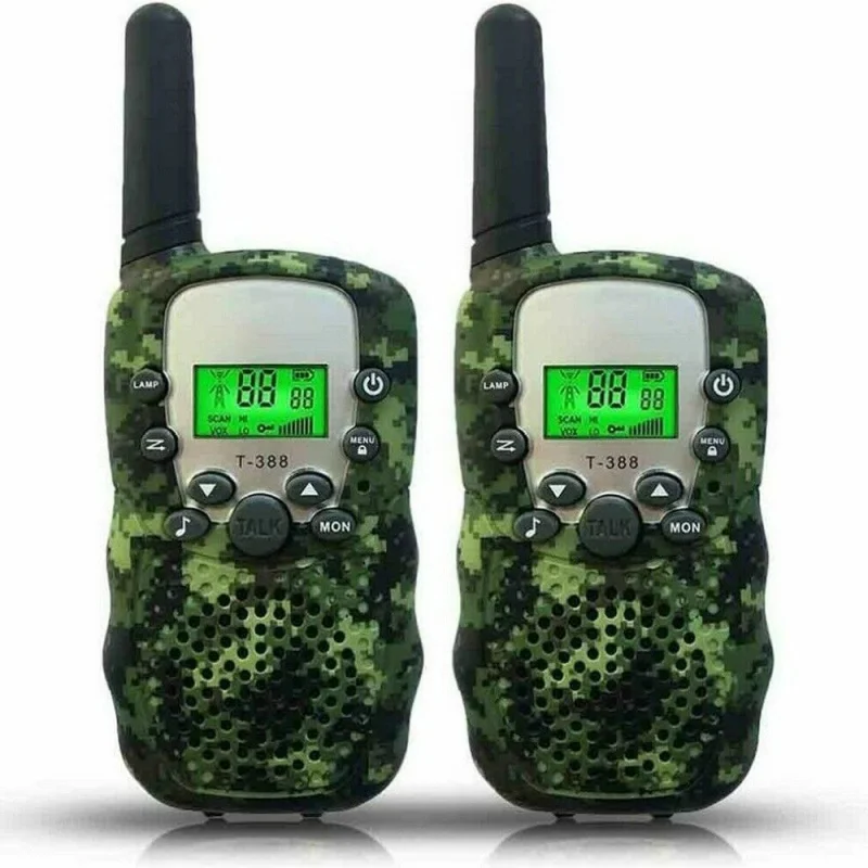 Kids Walki Talki 2PCS Celular Handheld Transceiver Phone Radio Interphone 6KM Mini Toys Talkie Walkie Gifts Boy Girl Tablet