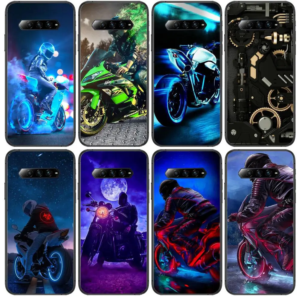 

H-cool locomotive heavy attack Phone Case For xiaomi redmi Black Shark 4 Pro 2 3 3s Cases Helo Black Cover Silicone Back Prett m