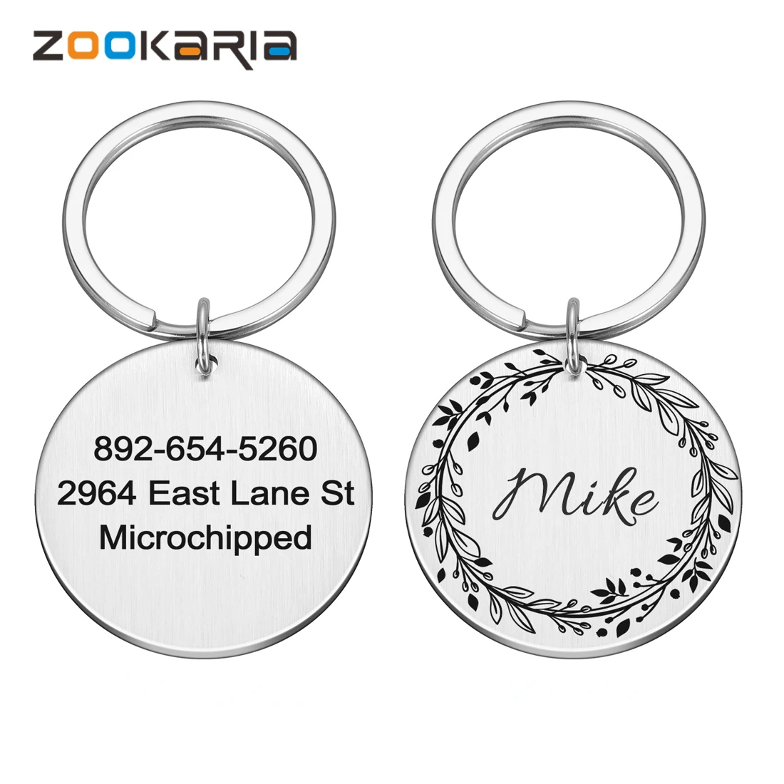 

Personalized Dog Cat Pet ID Tags Engraved Cat Puppy Pet ID Name Number Address Collar Tag Pendant Pet Accessories Dropshipping
