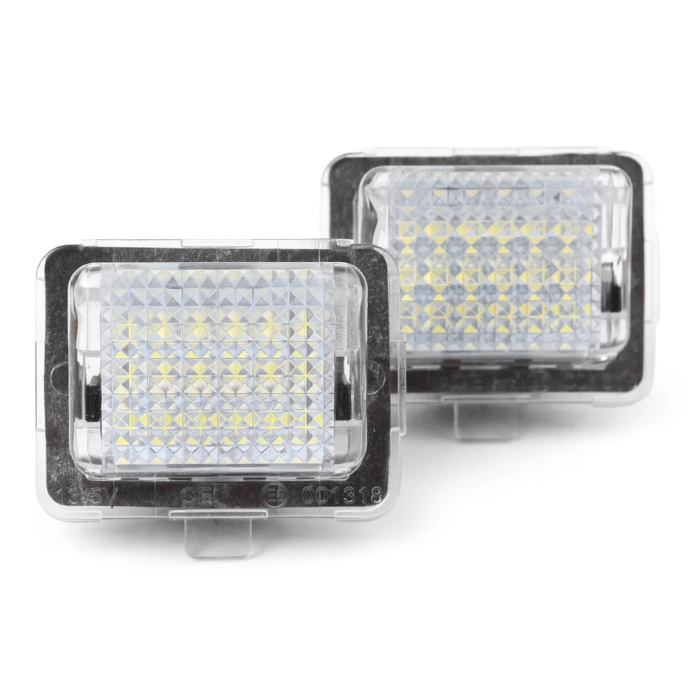 Светодиодная лампа освещения номерного знака для Mercedes Benz W204 W221 W212 W216 W207 E-Class Coupe и