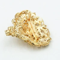 pin women brooch classic elegant big love rhinestone inlaid heart shaped brooch wedding jewelry womans accesories