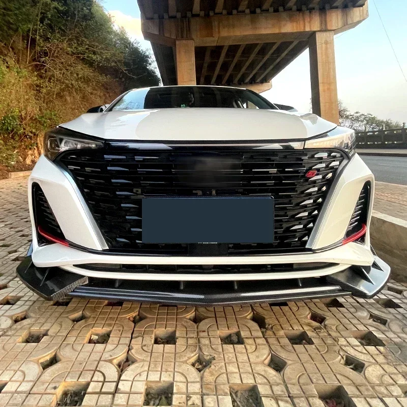 Новинка! Передний разветвитель для CHANGAN EADO Plus 2020 2021 юбки Lip 2022 Набор черного