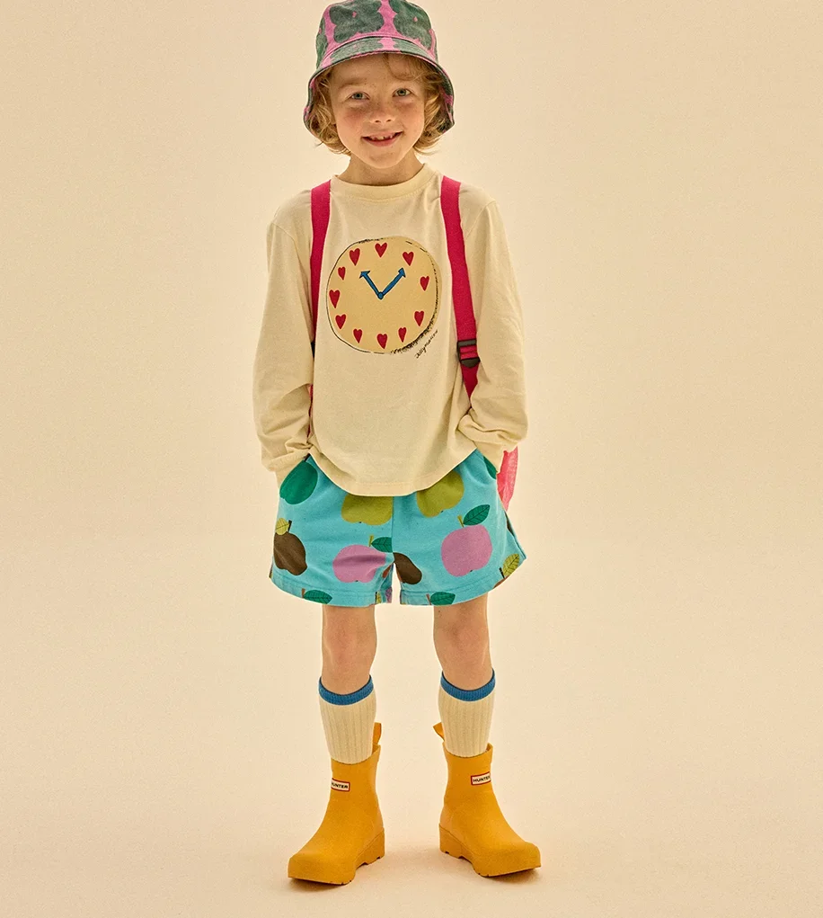 Детская одежда Jelly Brand 2024 новая летняя повседневная футболка для мальчиков шорты