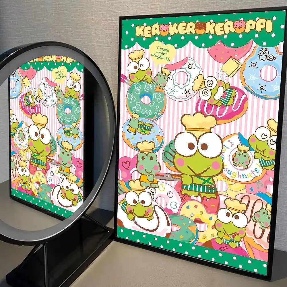 Милый постер K-Kero K-Kero K-Keroppi с принтом A5 A4 A3 A2, настенный художественный декор для комнаты, офиса, подарок для фанатов (art.: 3920d01e4dc55) - 3920d01e4dc55