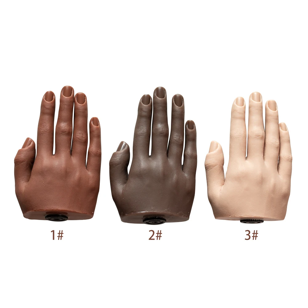 рука манекен все для маникюра типсы дизайн ногтей маникюр силиконовая в