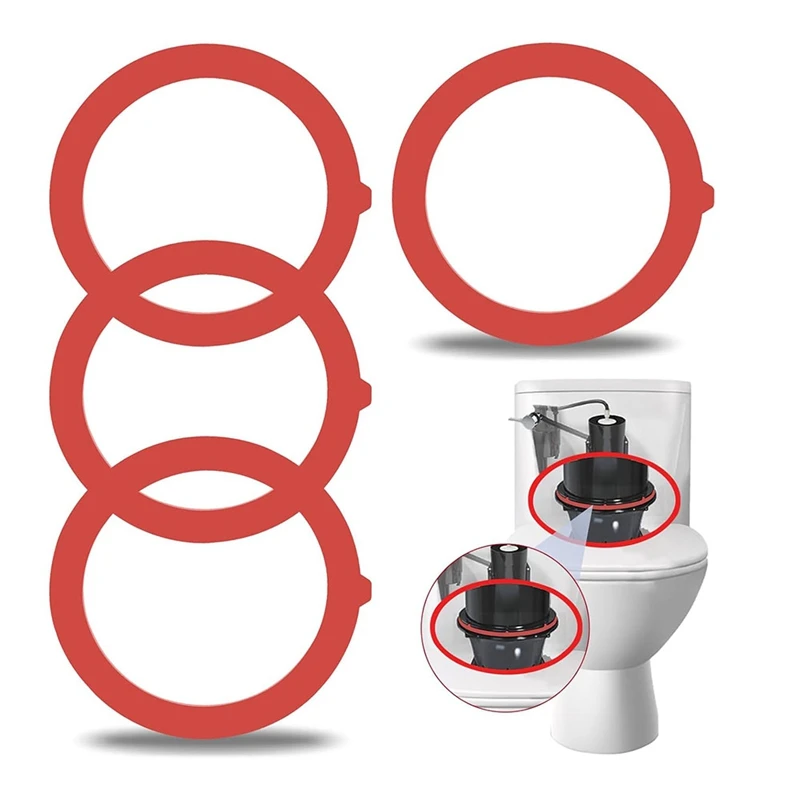 Flush Valve Seal For Kohler Canister Toilet Tank Gasket Replacement Parts Compatible K-GP1059291 K-4436 4Pcs