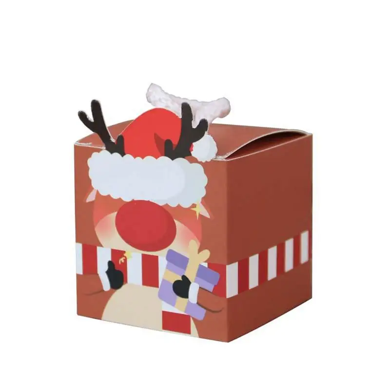 

Mini Christmas Gift Boxes 50pcs Cardboard Recyclable Box for Christmas Party Creative Gifts for Candy Mini Toys Hair Acces