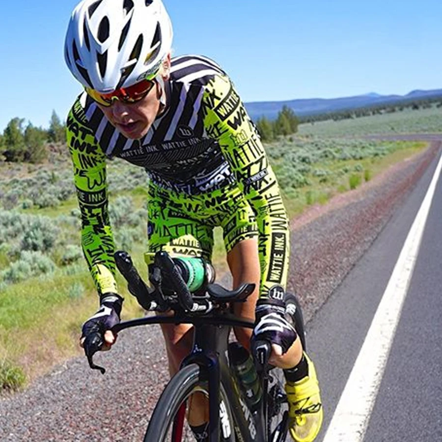 

Wattie ink Cycling Set Man Summer Team Cycling Jersey maillot ciclismo hombre Breathable MTB Suit Bike Clothes Long Sleeves