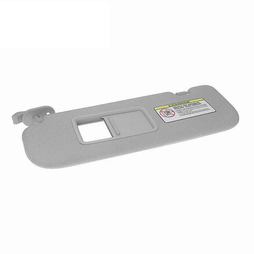 

For Hyundai Veloster 2012-2015 With Mirror Sun Visor 1pc Accessories Gray Parts Plastic Replacement Vehicle Durable