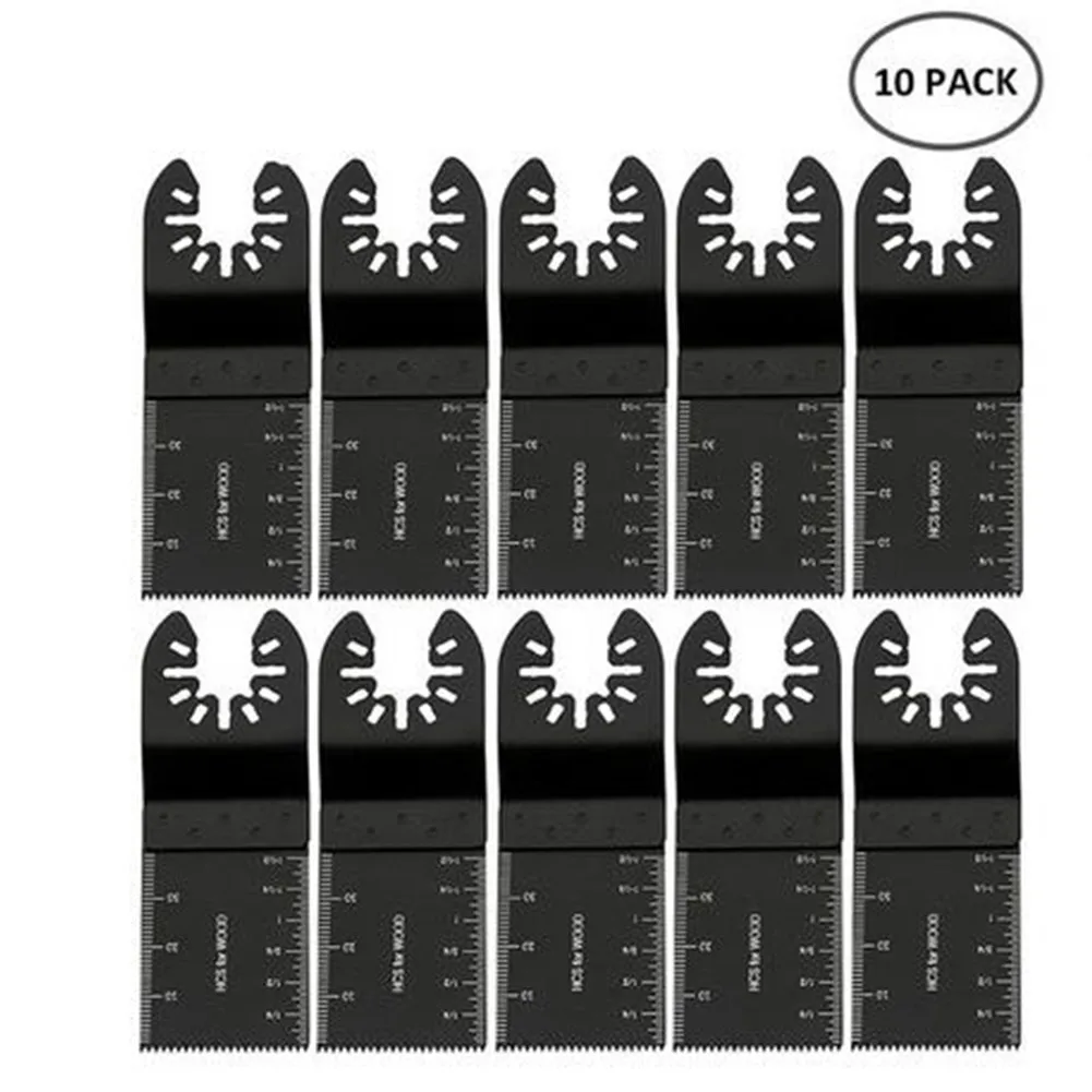 

10/50PCS 65Mn 34*40mm 24teeth Cutting Blade Swing Multifunctional Saw Blade For Wood And Metal Cutting Machine