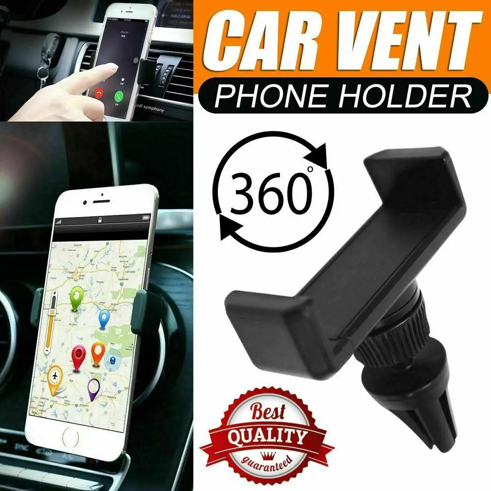 

Car Phone Holder Cradle 360 Rotating Universal Air Vent Mount Bracket for Mobile Bracket Car Dropshipping