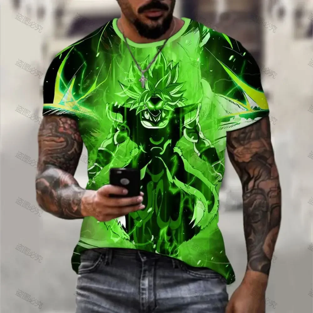 Мужская футболка Vegeta Goku летняя с круглым вырезом и принтом в виде дракона жемчуга