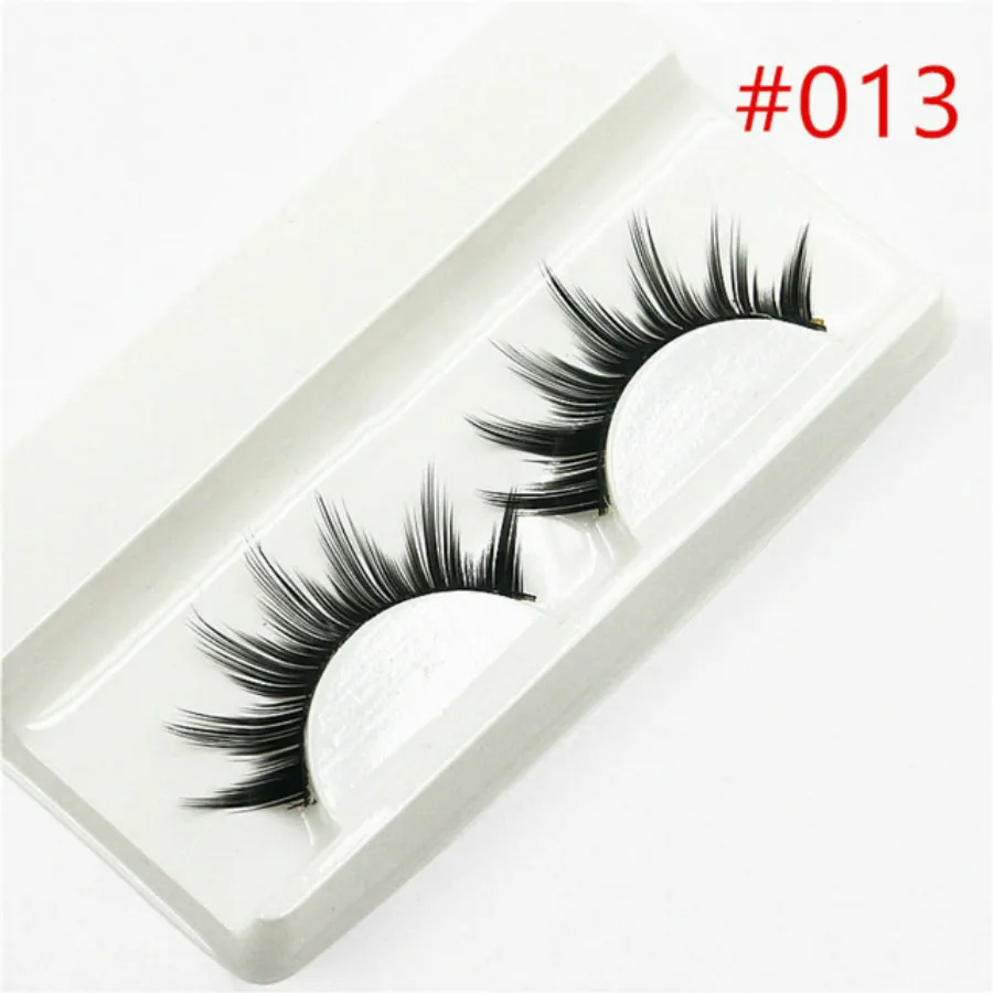 

1 Pairs Sexy 3D Mink Hair False Eyelashes Korea Natural/Thick Long Eye Lashes Wispy Fashion Makeup Beauty Extension Tools H013