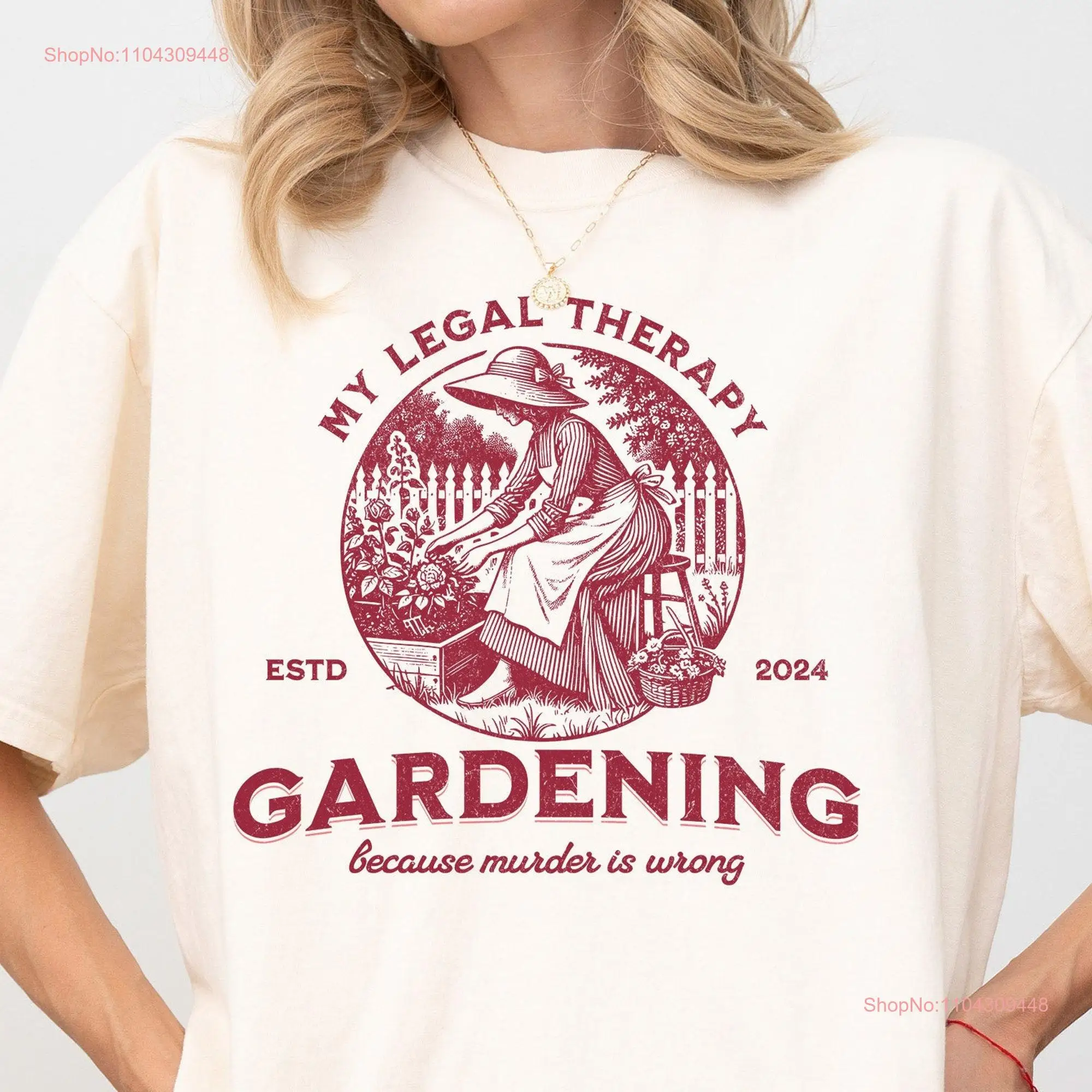 Винтажная футболка для садоводства уникальная моя легальная терапия садовников