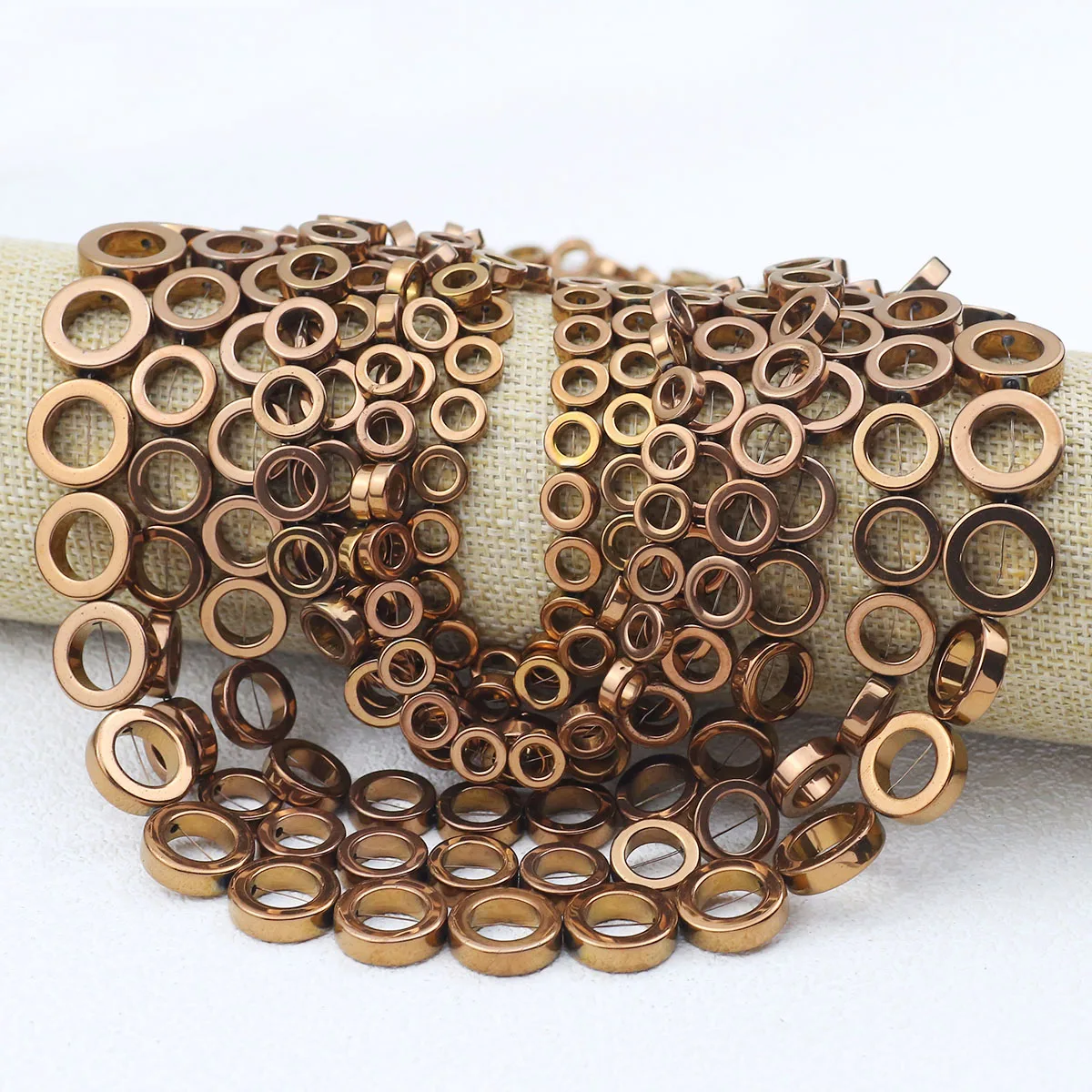 8/10/12/14 мм полые кольца античная медь цвет гематит прокладки свободные бусины для