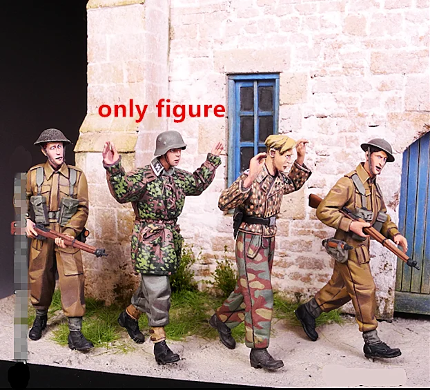 36354 #1/35 модельная фигурка из смолы GK британские солдаты Второй мировой войны и