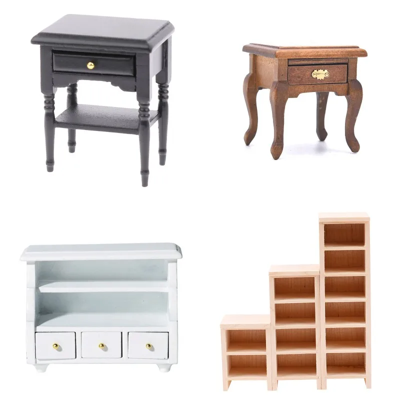 

Doll House Mini Bathroom Side Cabinet Doll House Miniature Home Furniture Bathroom Cabinet Doll House Decoration Kids Toys