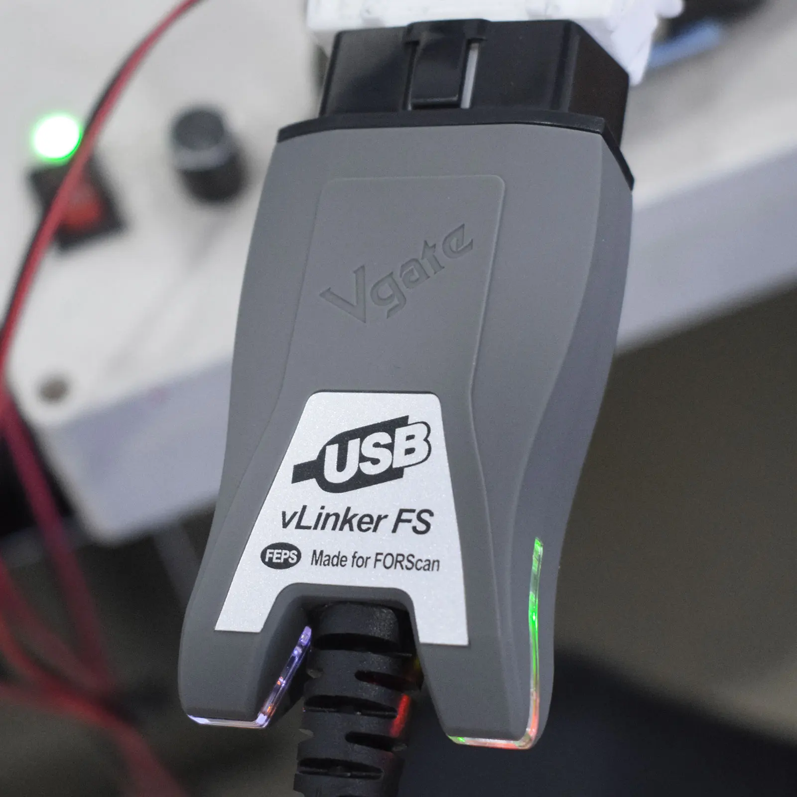 Фото Для Mazda Vgate vLinker FS ELM327 для Ford FORScan HS/MS-CAN ELM 327 OBD/OBD2 автомобильный диагностический сканер инструменты интерфейса OBDII №5