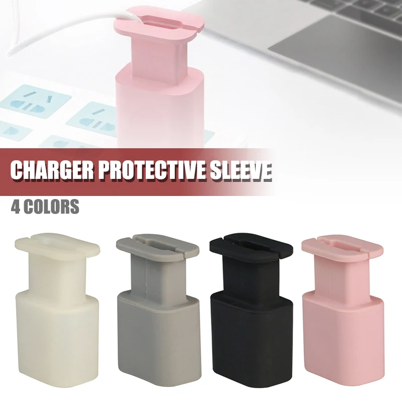 

Silicone Charger Protector Durable Data Cable Winder Anti-Break Protector Universal Cable Suitable Protector Phone Accessory