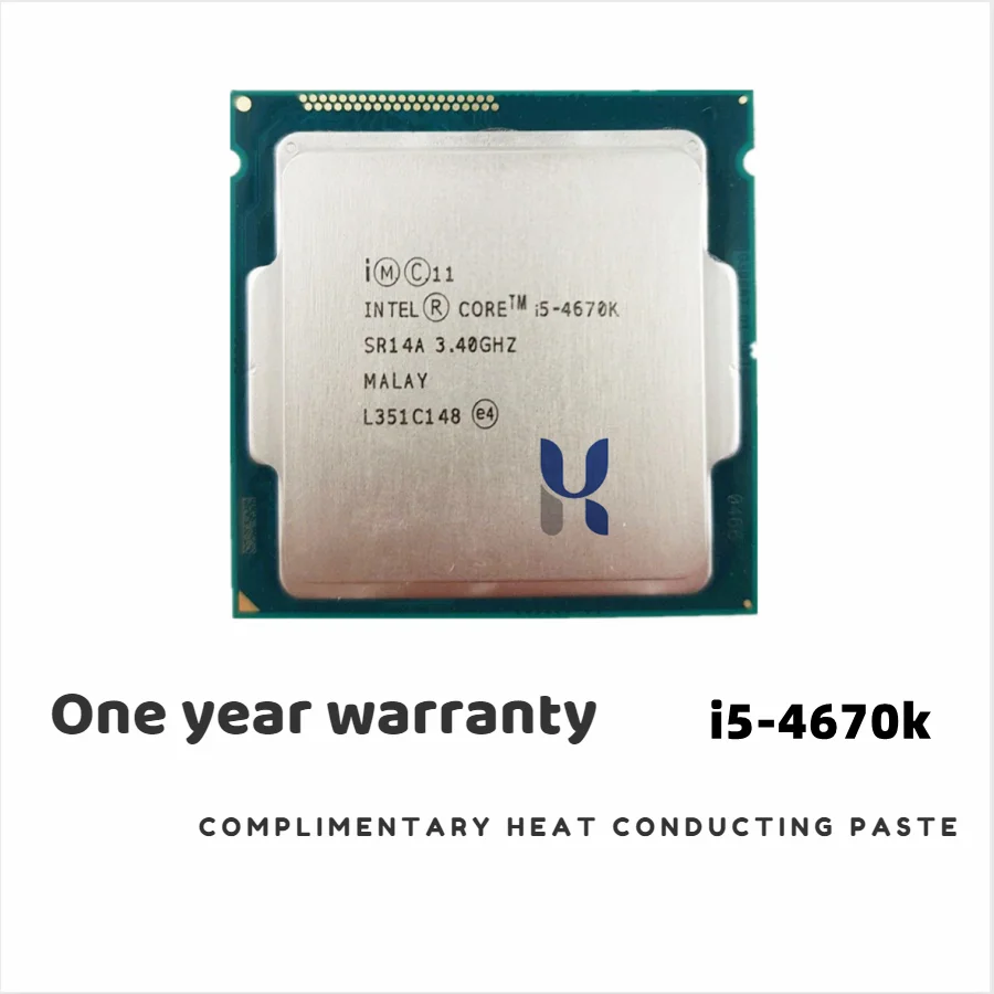 

Процессор Intel Core i5-4670K i5 4670 K I5 4670 K 3,4 ГГц четырехъядерный четырехпоточный 84 Вт 6 Мб ЦП процессор LGA 1150