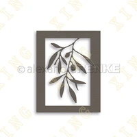 olive branch 2022 new metal cutting dies scrapbook diary decoration stencil embossing template diy greeting card handmade